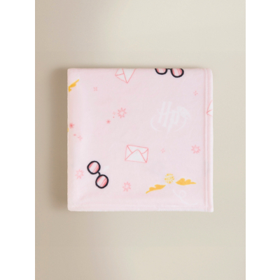 Harry Potter Pink Fleece Blanket - 120cm x 150cm