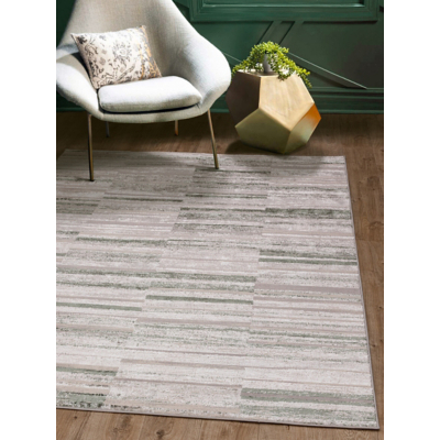 The Rug Edit Ritz Stripe Green Rug