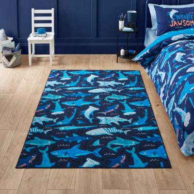 Catherine Lansfield Kids Jawsome Shark Rug