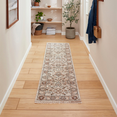 Think Rugs Vintage Traditional Fringed Runner