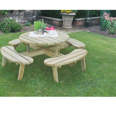 Forest Garden Circular Picnic Table