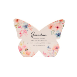 The Cottage Garden Floral Butterfly - Grandma