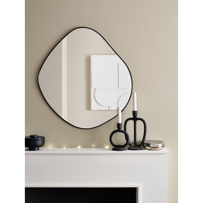 Black Edged Mirror