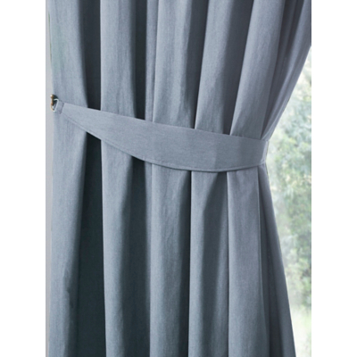 Fusion Blue Dijon Curtain Tiebacks