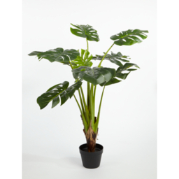 Artificial Cheese Plant In Black Pot 1.2m