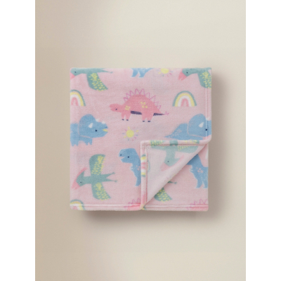 Pink Dinosaur Fleece- 120cm x 150cm