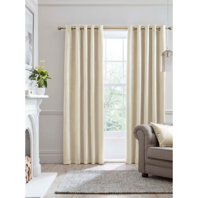 Laurence Llewelyn-Bowen Ivory Montrose Eyelet Curtains