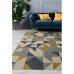 maker Blue Juno Multi Geo Rug