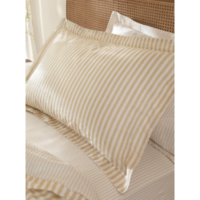 Yard Honey Hebden Mélange Stripe Pillowcase Pair