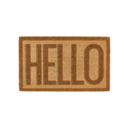My Mat Embossed Coir Hello Doormat