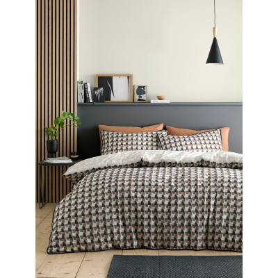 Appletree Jett Cotton Retro Geo Duvet Set