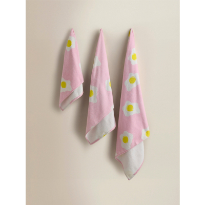 Pink Egg Cotton Towel Range