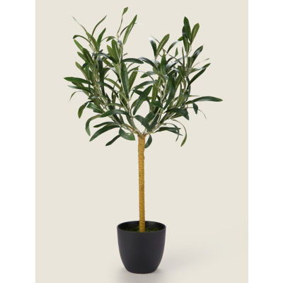 Green Medium Artificial Olive Tree