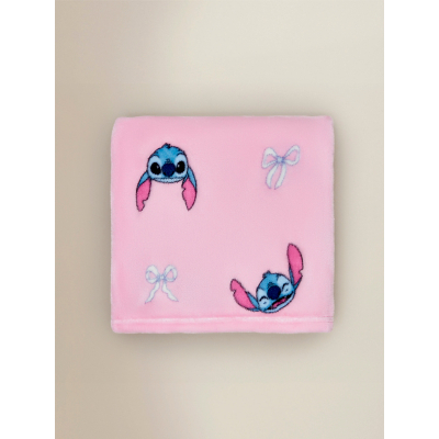 Disney Stitch Bows Fleece Blanket - 120 x 150cm