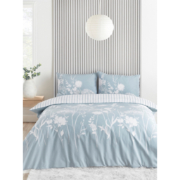 Catherine Lansfield Blue Meadowsweet Floral Duvet Set