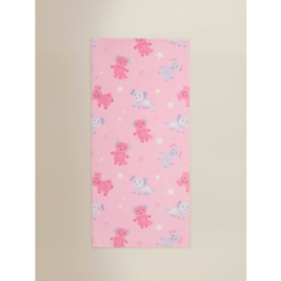 Pink & Purple Axolotl Printed Cotton Beach Towel
