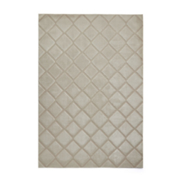 Catherine Lansfield Natural Cosy Diamond Rug