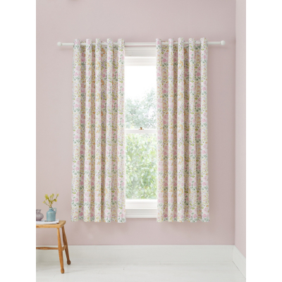 Dreams & Drapes Edith Lilac Eyelet Curtains