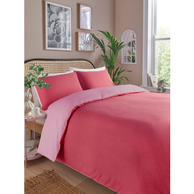 Reversible Textured Duvet Set