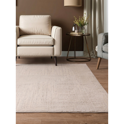The Rug Edit Axel Motion Ivory Rug