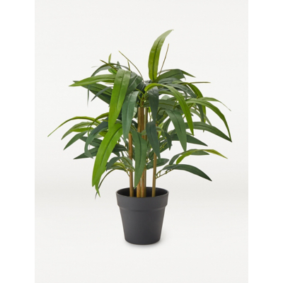 Wide Leaf Artificial Bamboo Tree Plant In Pot 60cm