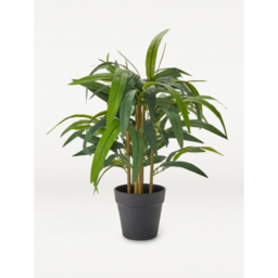 Wide Leaf Artificial Bamboo Tree Plant In Pot 60cm