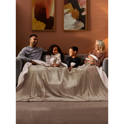 Natural Silentnight Snugsie Giant Blanket  - 180cm x 240cm