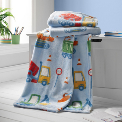 Catherine Lansfield Digger Dreams Blanket Throw - 130 x 170cm