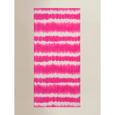 Tie Dye-Effect Cotton Beach Towel
