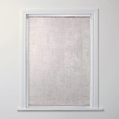 A-International Champagne Crushed Velvet Roller Blind