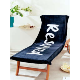 Catherine Lansfield Reserved Beach Lounger Towel