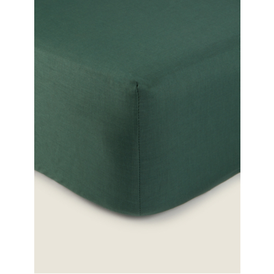 Forest Green Deep Fitted Sheet