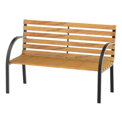 Outsunny 2 Seater Wooden Garden Bench