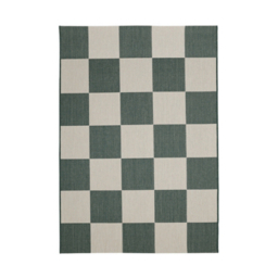 maker Indoor/Outdoor Green Checkerboard Rug