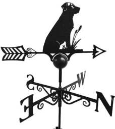Labrador Weathervane - UK Made Solid Steel