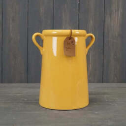 Yellow Handle Urn Vase - Two Sizes - thumbnail 5