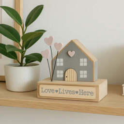 Family Gift - Love Lives Here - House Plinth - thumbnail 1