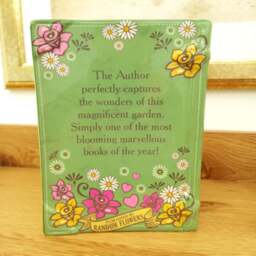 "Ceramic Book Vase "" Great Garden Expectations""" - thumbnail 4