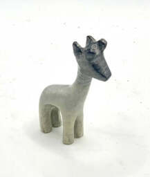 Brushed Silver Giraffe Small - AluminArk Collection - thumbnail 1