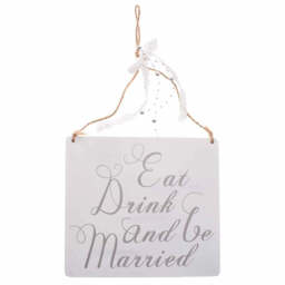 Eat Drink and Be Married - Hanging Plaque - thumbnail 2