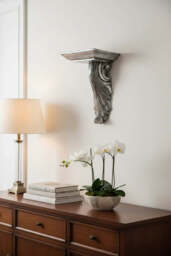 Antique Silver Plinth - Small Silver Wall Plinth - thumbnail 3