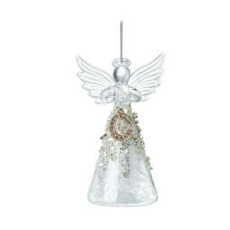 Alphabet Glass Angels - Hanging Decorations - thumbnail 3