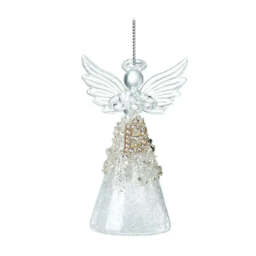 Alphabet Glass Angels - Hanging Decorations - thumbnail 2