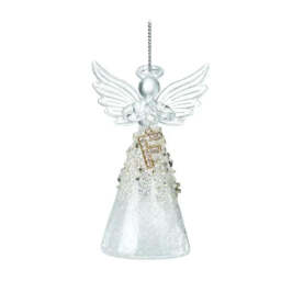 Alphabet Glass Angels - Hanging Decorations - thumbnail 6