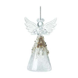 Alphabet Glass Angels - Hanging Decorations - thumbnail 1