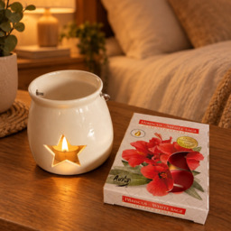 Hibiscus & White Sage Scented Tealights Set of 6 - 4 Hour Fragrance Candles - thumbnail 2