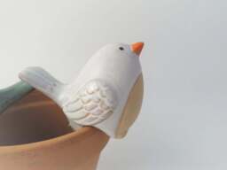 Bird Pot Planter Pair - Plant Pot Decorations