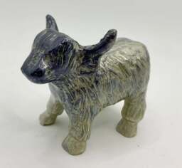 Highland Cow Figure Brushed Silver - AluminArk Collection - 3 Sizes - thumbnail 3