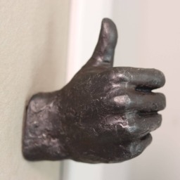Thumbs Up Coat Hook - Quirky Hand Shaped Decorative Wall Hook for Keys & Bags - thumbnail 2
