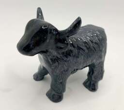 Highland Cow Figure Brushed Black - AluminArk Collection - 3 Sizes - thumbnail 6